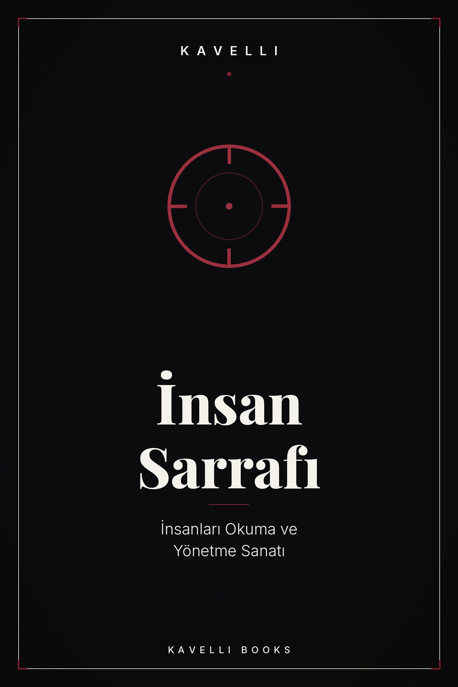 İnsan Sarrafı e-kitap kapağı, insanları okuma sanatı | Kavelli Books