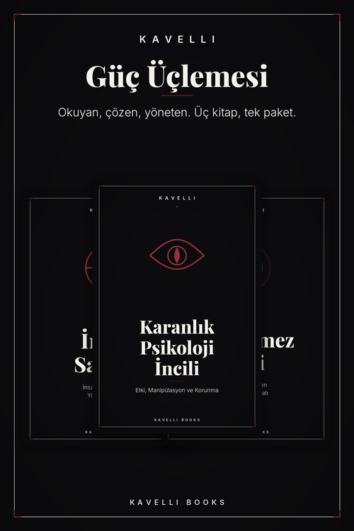 Güç Üçlemesi 3 kitaplık set kapağı | Kavelli Books